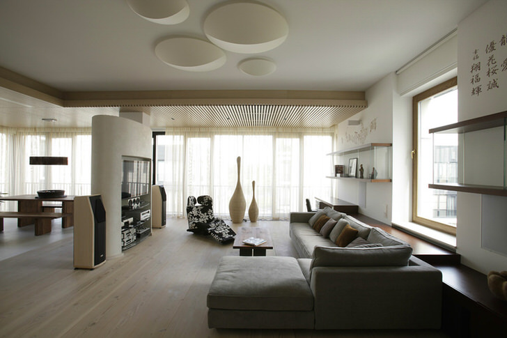 Смотрится просторно