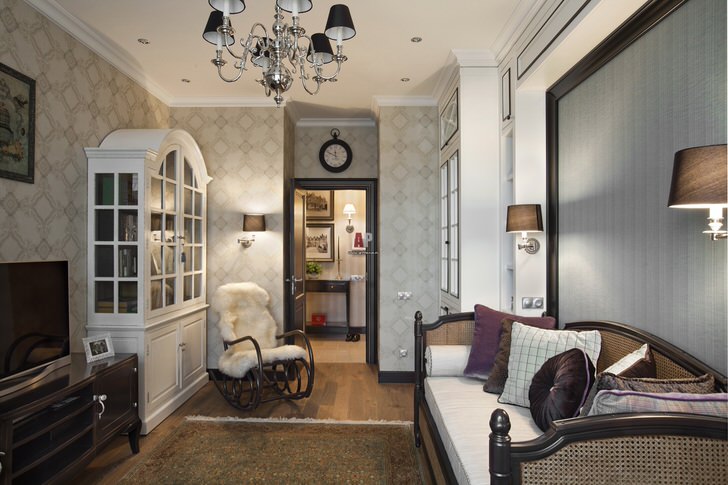 Как оформляются интерьер квартиры и ванная в стиле неоклассика? (65 идей дизайна) 2 Уютная комната