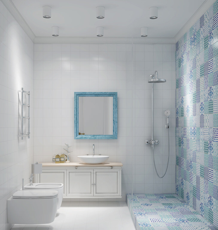 Особенности ванной в скандинавском стиле ( 50 интересных идей) 5 Дизайнерский проект санузла