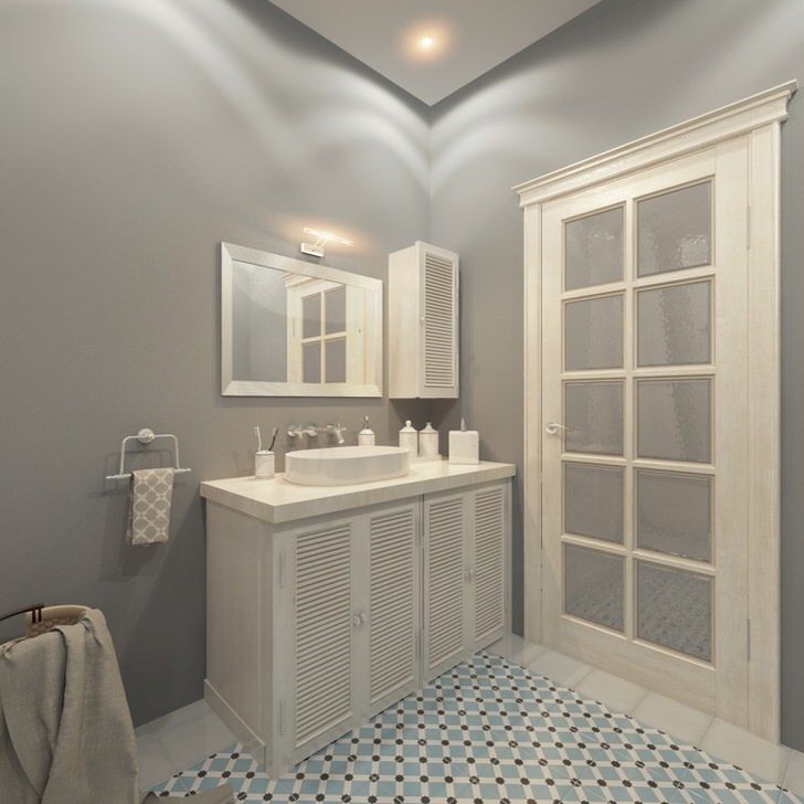 Особенности ванной в скандинавском стиле ( 50 интересных идей) 7 Просторная ванная