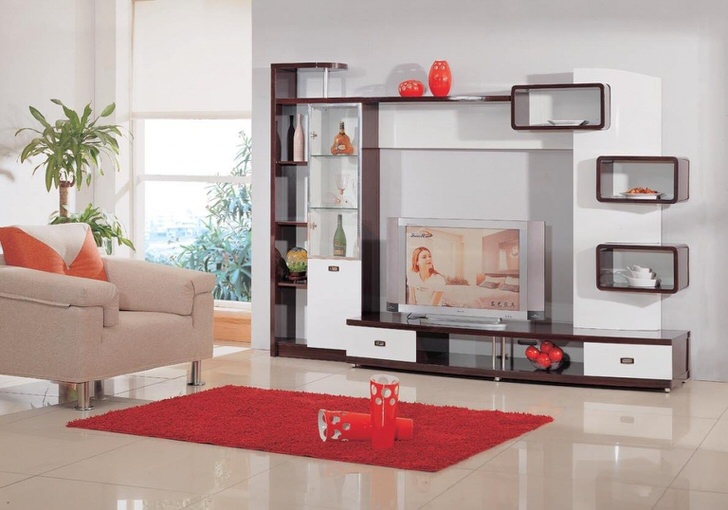 Современная мебель модерн для просторной светлой гостиной. Меняется время, меняются материалы, остаются знакомые линии.