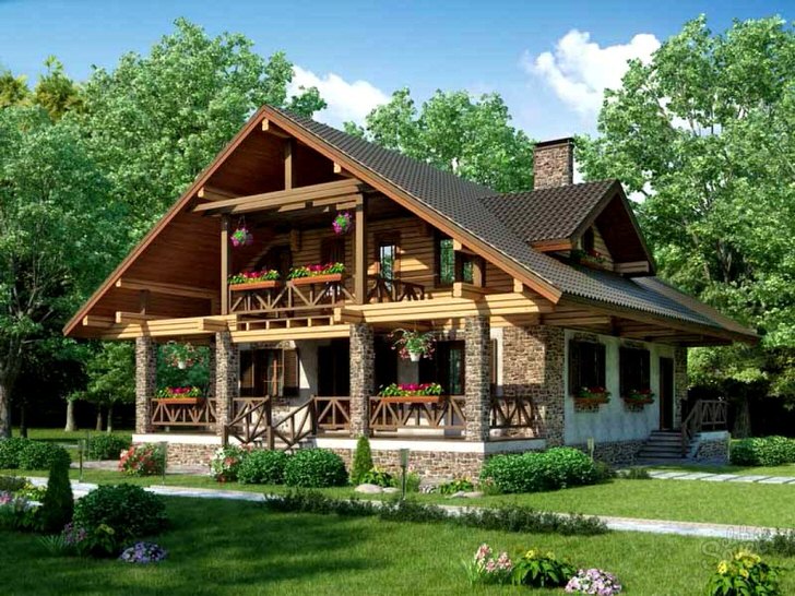 Дом с мансардой Дом с мансардой