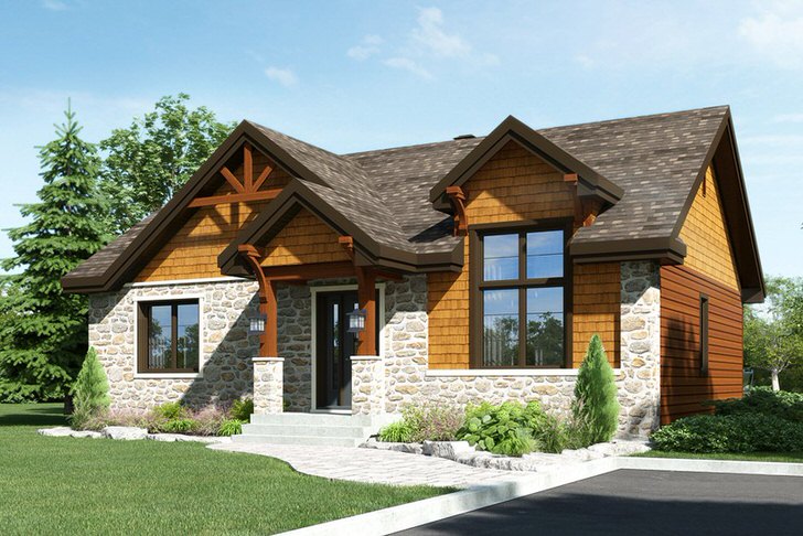 Небольшой загородный домик Небольшой загородный домик