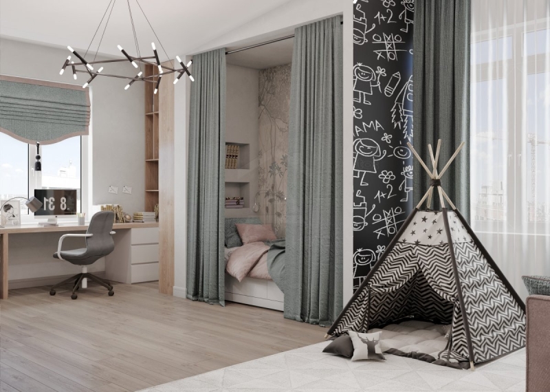 Дизайн детской на вырост: советы и идеи 🚀 5 Детская комната на вырост: как оформить интерьер и выбрать мебель