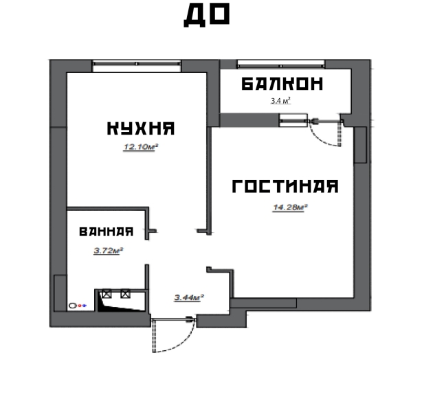 Как превратить однокомнатную квартиру в евродвушку