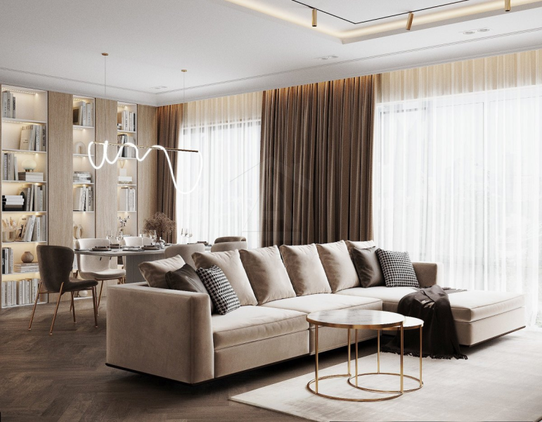 Металл в интерьере: 50+ идей для стильного дома! 2 Металл в интерьере: стильные сочетания с другими материалами