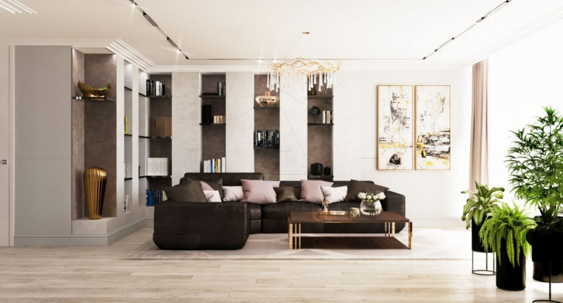 Металл в интерьере: 50+ идей для стильного дома! 17 Металл в интерьере: стильные сочетания с другими материалами