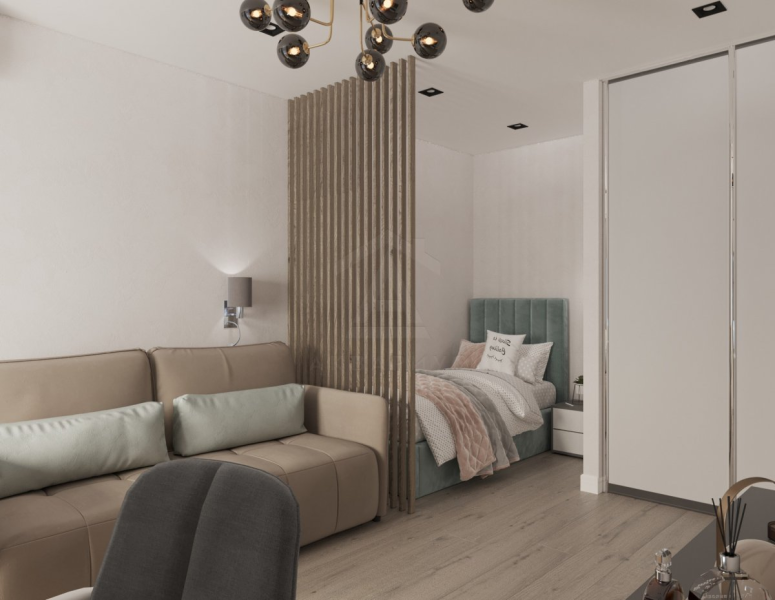 Минимализм в интерьере: 7 шагов к гармонии и простору 5 Дизайн двухкомнатной квартиры 57 м2 — все фото