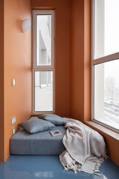 Дизайн квартиры для студента в Москве: креатив и стиль! 9 Яркая квартира 47,8 м² для студента МГУ