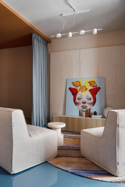 Дизайн квартиры для студента в Москве: креатив и стиль! 6 Яркая квартира 47,8 м² для студента МГУ