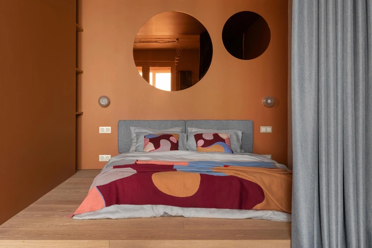 Дизайн квартиры для студента в Москве: креатив и стиль! 7 Яркая квартира 47,8 м² для студента МГУ