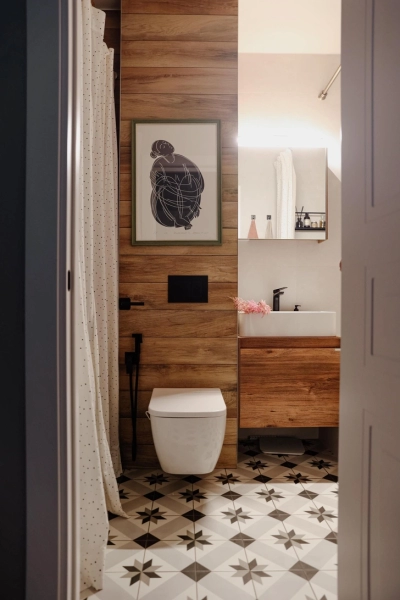 Квартира в паризькому стилі: затишок для молодої пари (40 кв.м) 11 Московская квартира 40 м² для красивой жизни