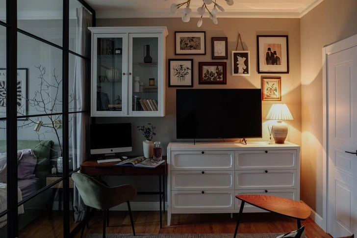 Квартира в паризькому стилі: затишок для молодої пари (40 кв.м) 8 Московская квартира 40 м² для красивой жизни