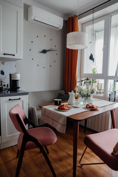 Квартира в паризькому стилі: затишок для молодої пари (40 кв.м) 3 Московская квартира 40 м² для красивой жизни