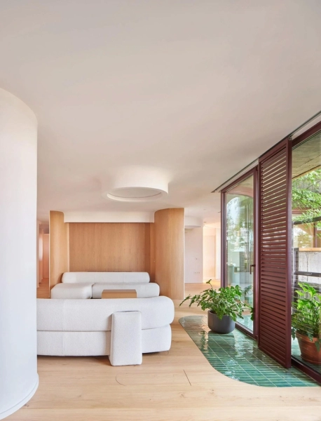 Torres Blancas: редизайн квартиры с историей в Мадриде 8 Необычная квартира в бруталистском доме в Мадриде