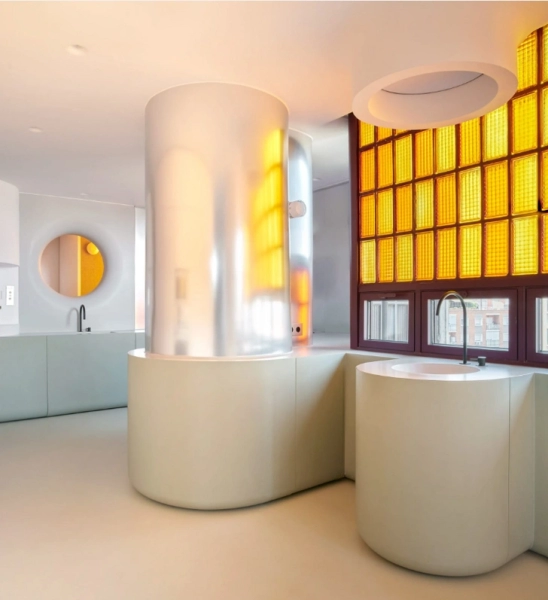 Torres Blancas: редизайн квартиры с историей в Мадриде 11 Необычная квартира в бруталистском доме в Мадриде