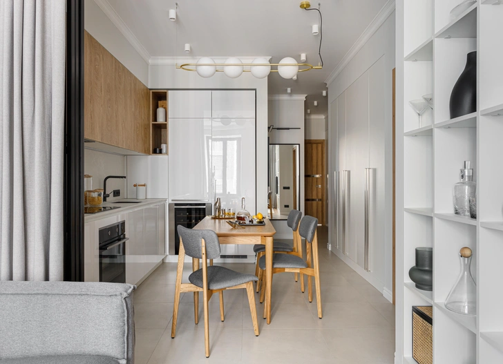 Вместить все: светлая квартира 76 м² для молодой семьи с ребенком